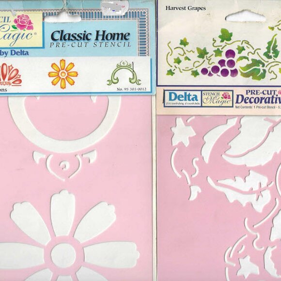 Delta Stencil Magic ~ 5 florals - Picture 2 of 4